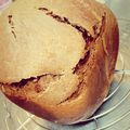 punitaan's cooksnap of when they made HB＊早焼き板チョコ食パン.