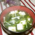 Satoco❋'s cooksnap of when they made 簡単♪豆腐とえのき入り岩海苔のお吸い物！.