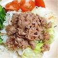 にゃにゃ☆☆☆'s cooksnap of when they made 豚スライス塩レモン焼き.