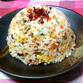 shinchu's cooksnap of when they made まさヤンの簡単!青ねぎと鮭の焼き飯.