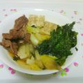 ささがきりんご's cooksnap of when they made 簡単❤20分ですき焼き✨白菜春菊✨.