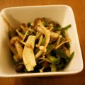 BiwacoJune's cooksnap of when they made ピーマンきのこ和え ～和風～.