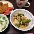 ilovesushi's cooksnap of when they made 鶏肉とアスパラのオイスタークリーム炒め.