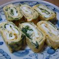 かき氷's cooksnap of when they made ✿ほんのり酒風味❀ワカメ入り✿玉子焼き.