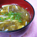 mikkusan's cooksnap of when they made もずくとみょうがのお味噌汁.