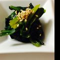y011's cooksnap of when they made ♪レンジでほうれん草ナムル風お浸し♪.