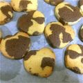 薄花色's cooksnap of when they made マーブルハートクッキー.