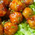 幸せうさぎ's cooksnap of when they made えびチキンボールのチリソース.