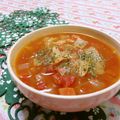 赤い電話's cooksnap of when they made トマトのコンソメスープ♪.