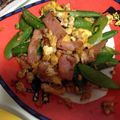 ぬーすぴ♪'s cooksnap of when they made スナップえんどうのたまご炒め.