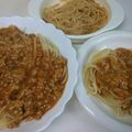 いそべ巻き's cooksnap of when they made 残ったハンバーグで☆ミートソース.