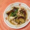 emiiem's cooksnap of when they made 豚肉とほうれん草と茄子の味ぽん炒め.