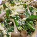 Rick_t's cooksnap of when they made ニラ玉☆マヨ＆ウスターソースで.