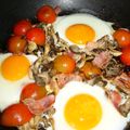 ともにゃんママ's cooksnap of when they made Breakfast BMT & Eggs.