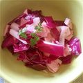 culico's cooksnap of when they made 大根と紫キャベツのサラダ.