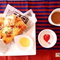 fuwahuwa's cooksnap of when they made オーブンで簡単バゲットキッシュ.
