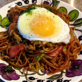 ぶ〜こ♡'s cooksnap of when they made 目玉焼き焼きそば.