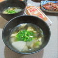 イベ長's cooksnap of when they made うちの味噌汁　焼き油揚げ＆大根＆わかめ.