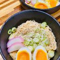 ryu☆ryu's cooksnap of when they made 簡単＊1人ランチ＊釜玉そうめん＊アレンジ.
