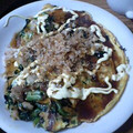 温かいこころ's cooksnap of when they made ほうれん草卵とじ☆お好み風.
