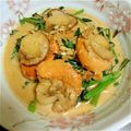 アリエッティ0815's cooksnap of when they made ホタテとほうれん草のソテー＊ミルクソース.