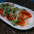 クック娘's cooksnap of when they made トマトともやしのサラダ.