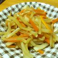 harupn's cooksnap of when they made *大根と人参で超簡単きんきんぴら*.