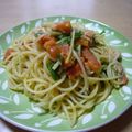 umekomugi's cooksnap of when they made ランチにいかが？簡単!!トマトとチーズのパスタ.