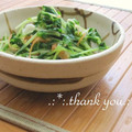 矢切のねぎちゃん's cooksnap of when they made 豆苗とちくわの簡単ナムル.