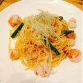 Chi_ikgy's cooksnap of when they made えびとアスパラの明太子パスタ.