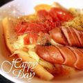 ルナソル。's cooksnap of when they made ウインナーで♥食べるパンスープ♬.