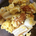 ハムッチョ's cooksnap of when they made 即席！ちくわの卵炒め.