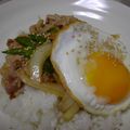 なつとも's cooksnap of when they made 豚バラ炒めて♪簡単どんぶり.