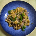 ひトみ's cooksnap of when they made 豚丼のタレで作るピーマンと卵の炒めもの.