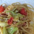 mominn's cooksnap of when they made ツナとキャベツのレモン風味パスタ.