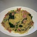 ☆☆ゆかっち☆☆'s cooksnap of when they made ほうれん草とベーコンのパスタ♪.