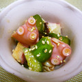 pisyu's cooksnap of when they made ＊簡単＊タコと胡瓜の中華和え＊.