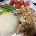 てぃみーー's cooksnap of when they made 鶏肉柔らかぁ☆シンガポールチキンライス.