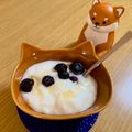 ズー©️'s cooksnap of when they made 娘が作る♡はちみつブルーベリーヨーグルト.