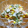 月見なっとう's cooksnap of when they made おくらとコーンのツナマヨ和え.