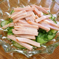 月見なっとう's cooksnap of when they made ☆きゅうりとハムの酢の物★.