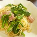 naponatu's cooksnap of when they made 春♡菜の花とベーコンの和風パスタ.
