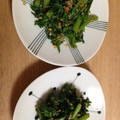 りょうくんかーちゃん's cooksnap of when they made 柿の種のピーナッツ使った春菊の和え物☆.