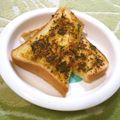 えれぼん's cooksnap of when they made ✡ふりかけトースト♫✡.