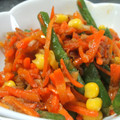 ちばたま's cooksnap of when they made 人参といんげんのシーチキン炒め.