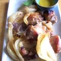 Munchkin's　Mom's cooksnap of when they made 室蘭「焼き鳥」風豚焼き.