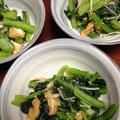 カナリアイエロー's cooksnap of when they made 5分でほうれん草とあげの煮浸し.