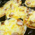 若葉ぼー's cooksnap of when they made 餃子の皮で簡単美味しいピザ！？.