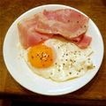 料理の訓練中's cooksnap of when they made ハムエッグ。.