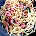 城太郎's cooksnap of when they made 冷製＊梅しそパスタ.